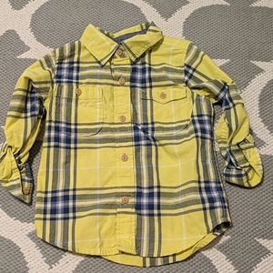 Toddler boys button down collared shirt